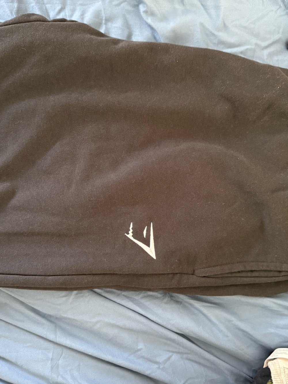 Gymshark Brown Active Leggings with White Logo